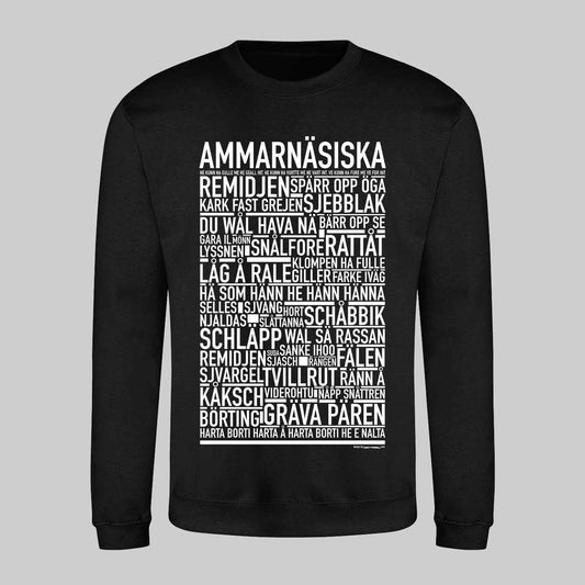 Ammarnäsiska Dialekt Text Sweatshirt