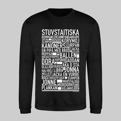 Stuvstaitiska Dialekt Text Sweatshirt