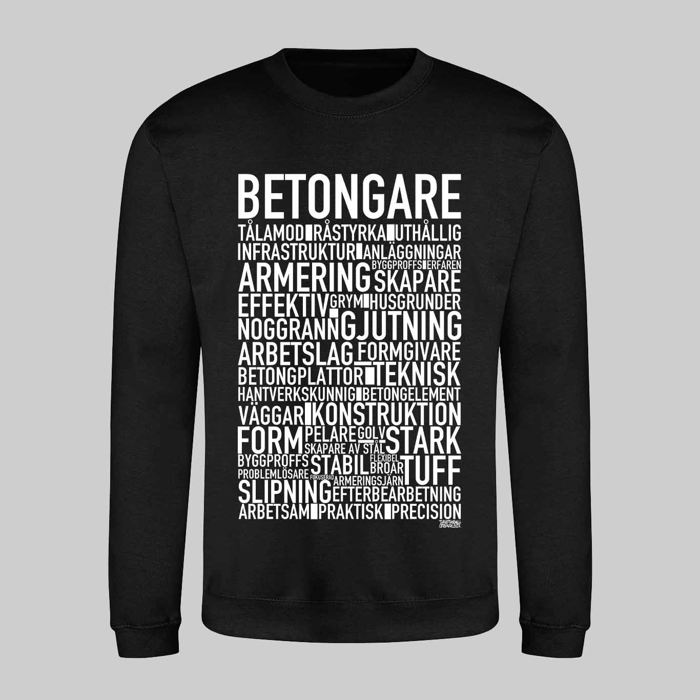 Betongare Text Sweatshirt