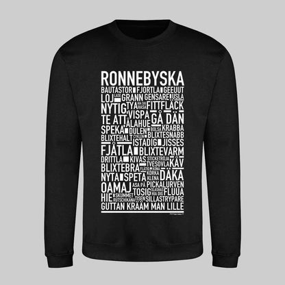 Ronnebyska Dialekt Text Sweatshirt