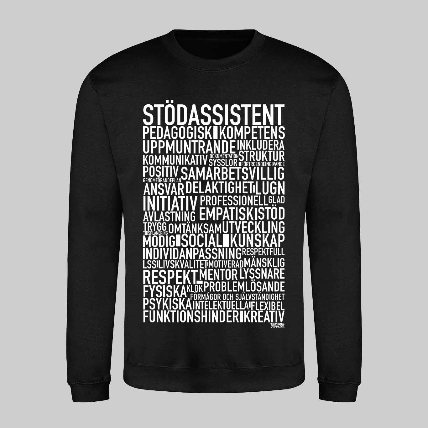 Stödassistent 2025 Text Sweatshirt