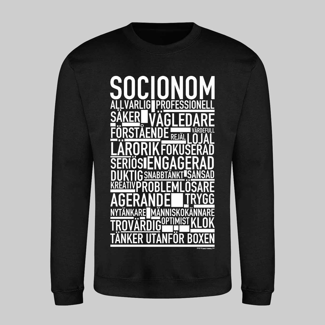 Socionom Text Sweatshirt