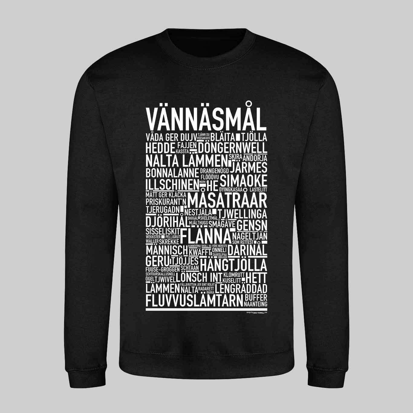 Vännäsmål Dialekt Text Sweatshirt