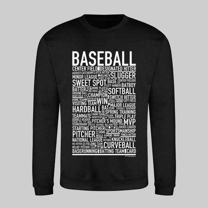 Baseball Text Sweatshirt