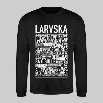 Larvska Dialekt Text Sweatshirt