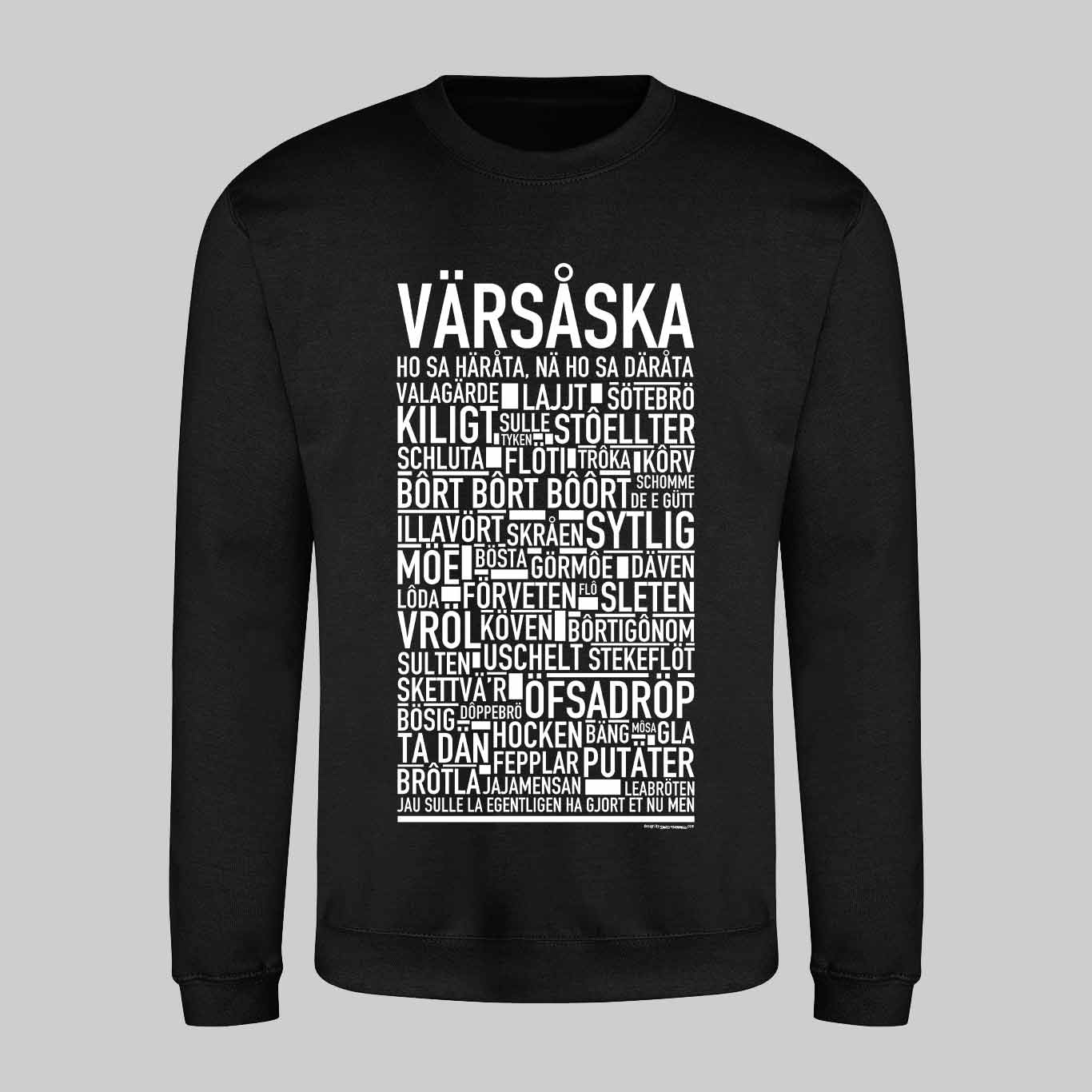 Värsåska Dialekt Text Sweatshirt
