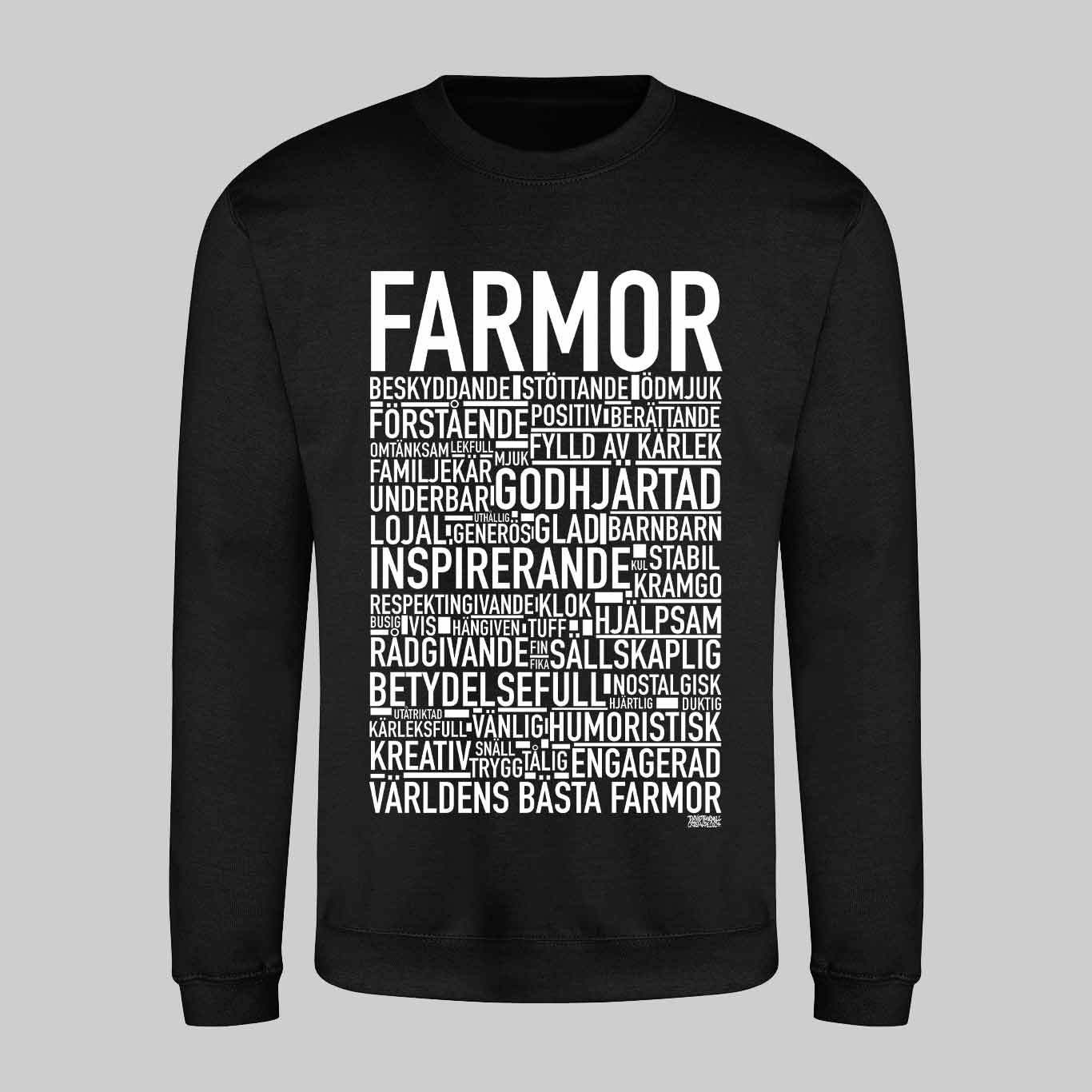 Farmor 2024 Text Sweatshirt