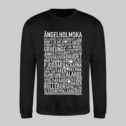 Ängelholmska Dialekt Text Sweatshirt