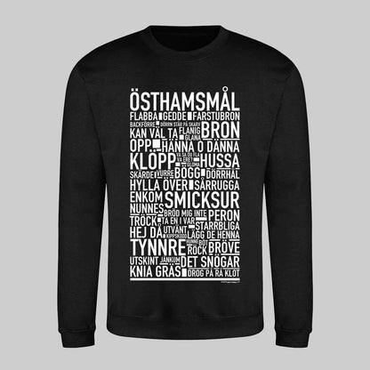 Östhamsmål Dialekt Text Sweatshirt