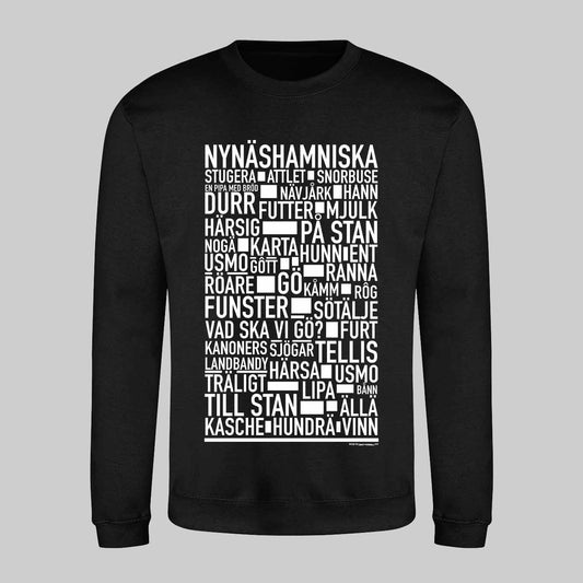 Nynäshamnitiska Dialekt Text Sweatshirt