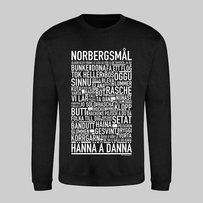 Norbergsmål Dialekt Text Sweatshirt