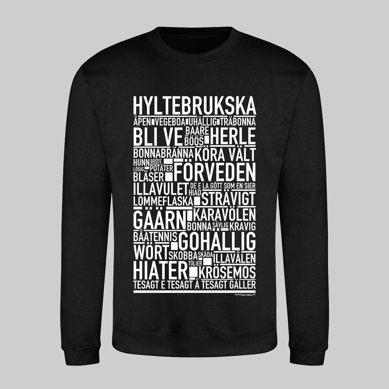 Hyltebrukska Dialekt Text Sweatshirt