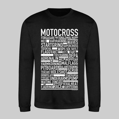 Motocross Text Sweatshirt