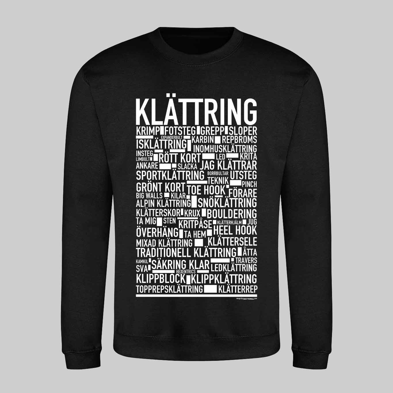 Klättring Text Sweatshirt