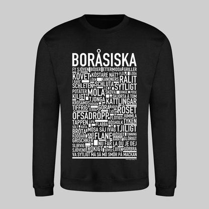 Boråsiska Dialekt Text Sweatshirt