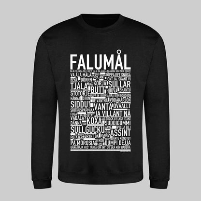 Falumål Dialekt Text Sweatshirt