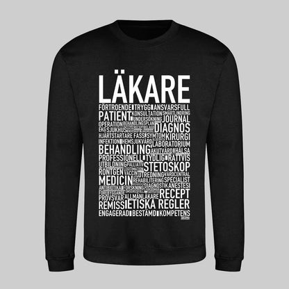 Läkare 2025 Text Sweatshirt