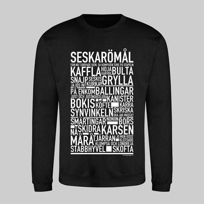 Seskarömål Dialekt Text Sweatshirt