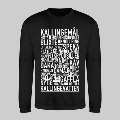 Kallingemål Dialekt Text Sweatshirt