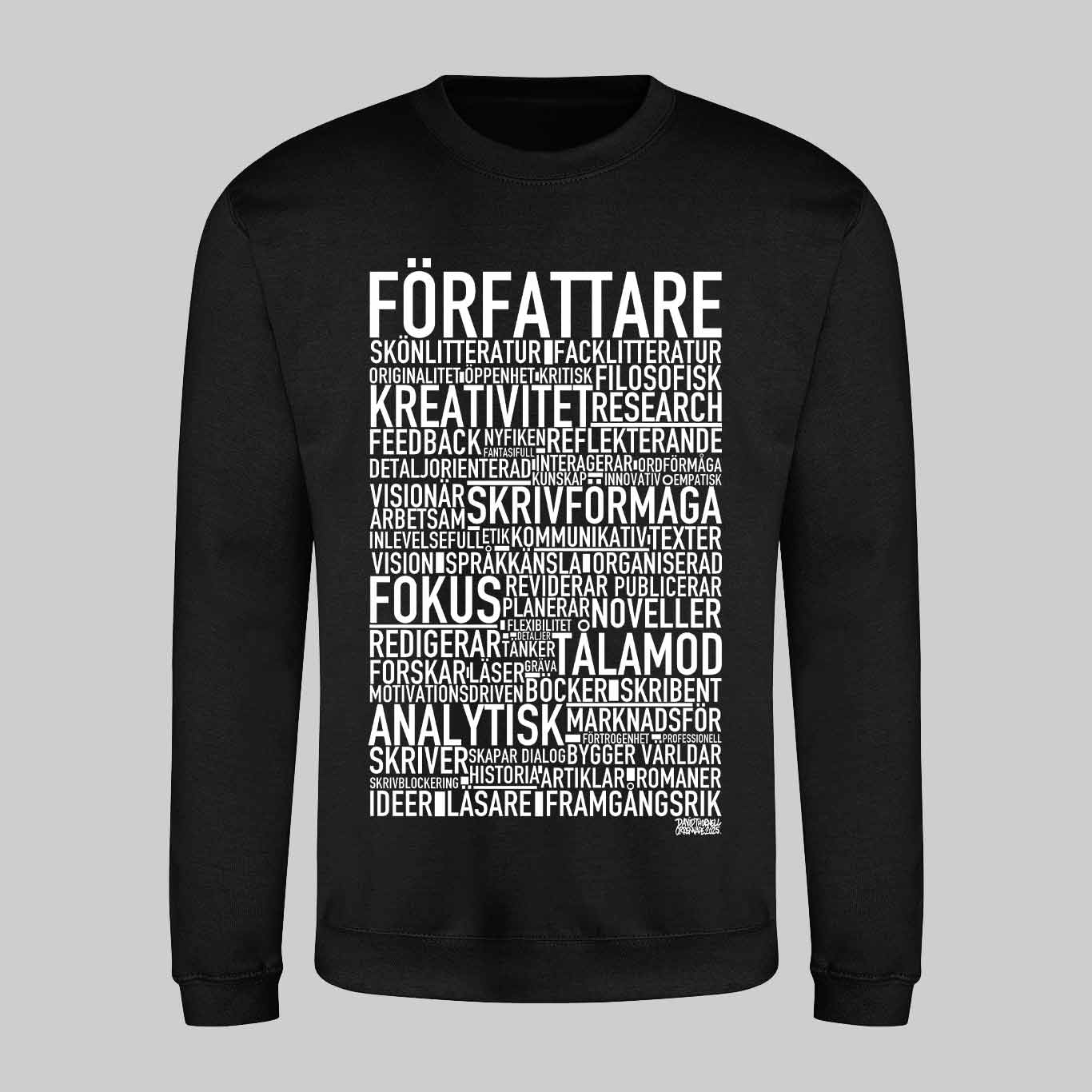 Författare Text Sweatshirt