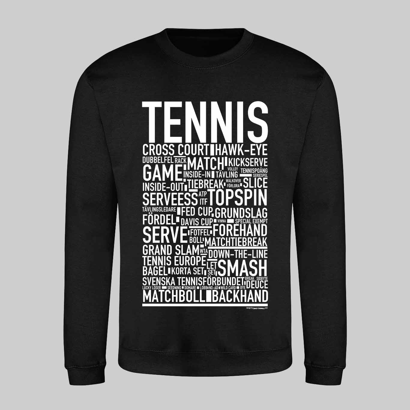 Tennis Text Sweatshirt