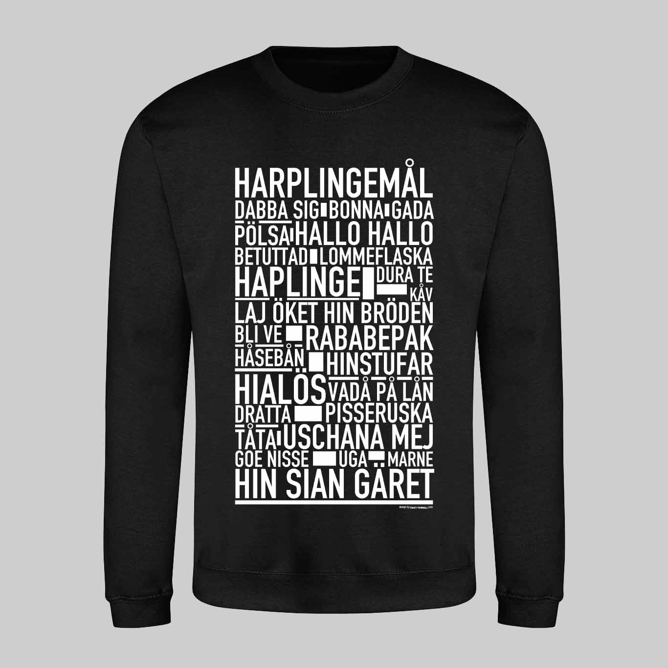 Harplingemål Dialekt Text Sweatshirt