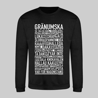 Gränumska Dialekt Text Sweatshirt
