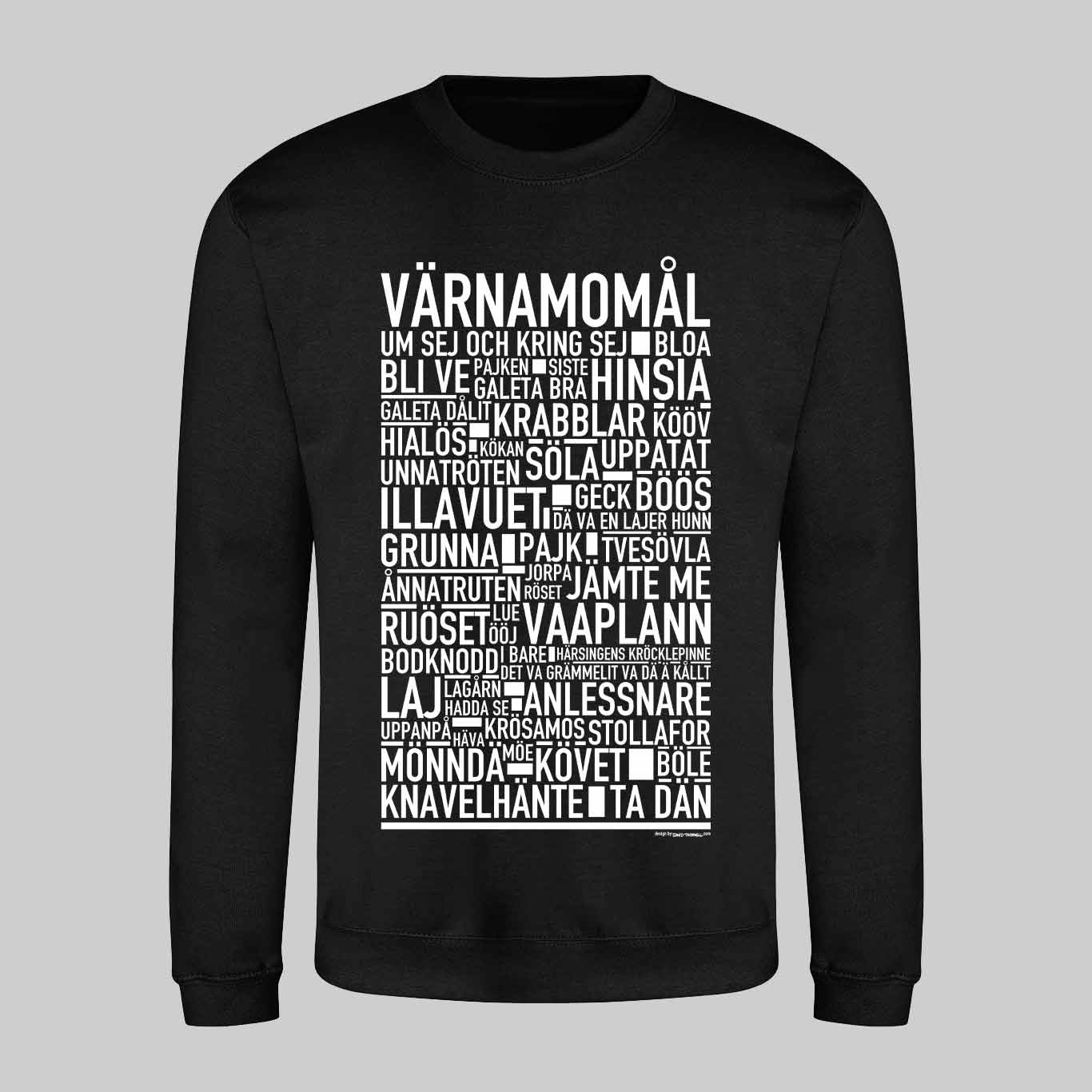 Värnamomål Dialekt Text Sweatshirt