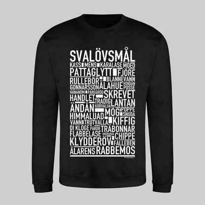 Svalövsmål Dialekt Text Sweatshirt