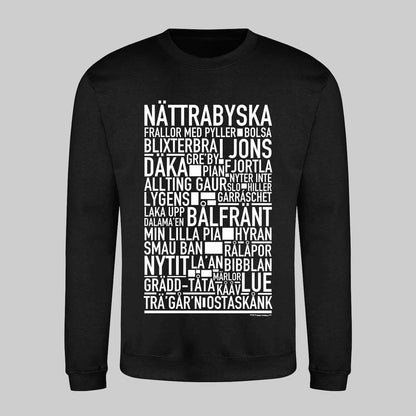 Nättrabyska Dialekt Text Sweatshirt