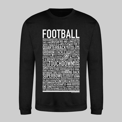 Football Text Sweatshirt