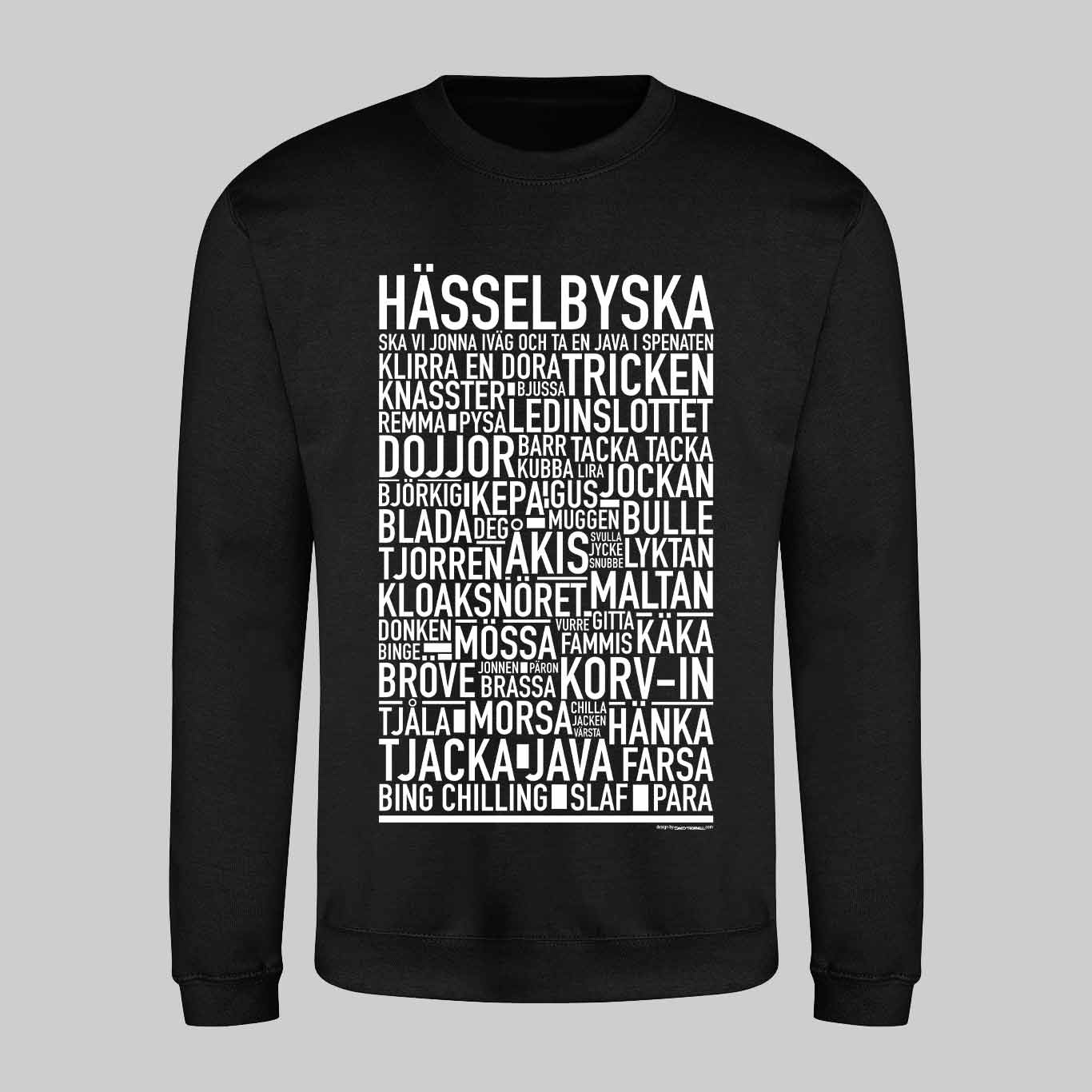 Hässelbyska Dialekt Text Sweatshirt