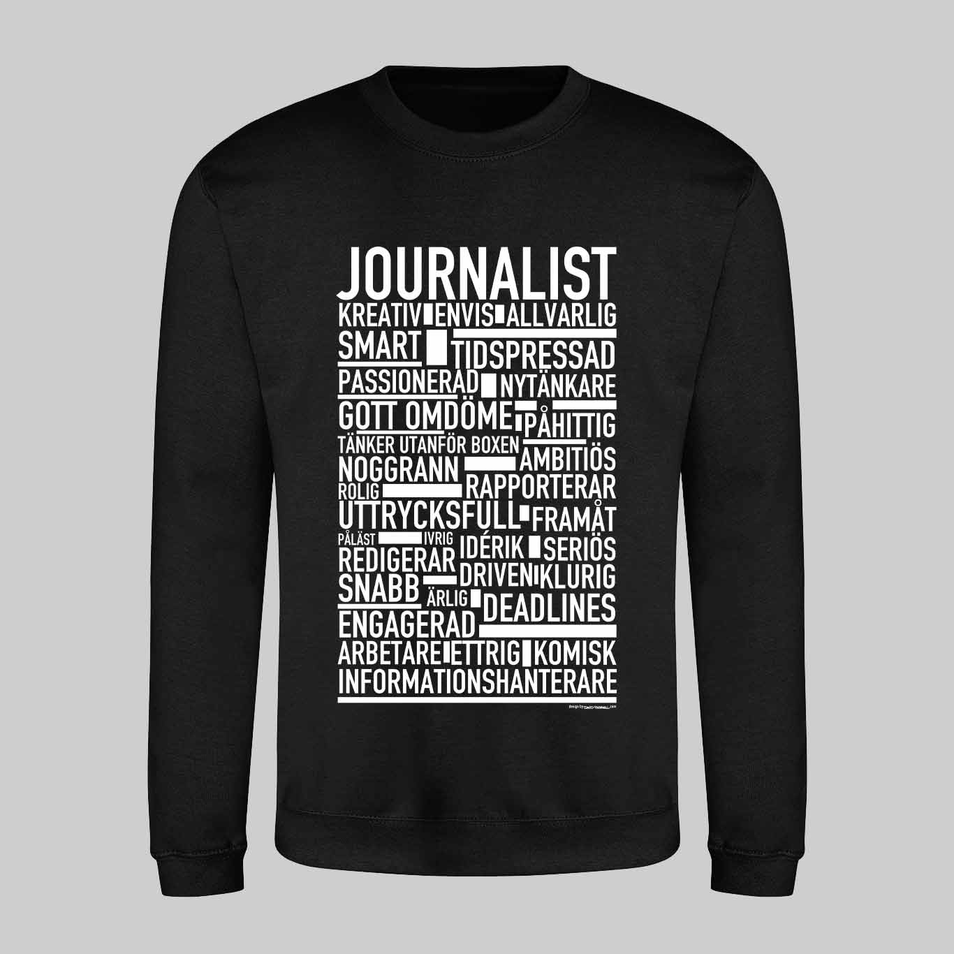 Journalist Text Sweatshirt