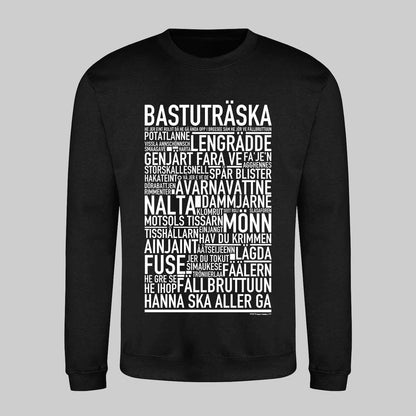 Bastuträska Dialekt Text Sweatshirt
