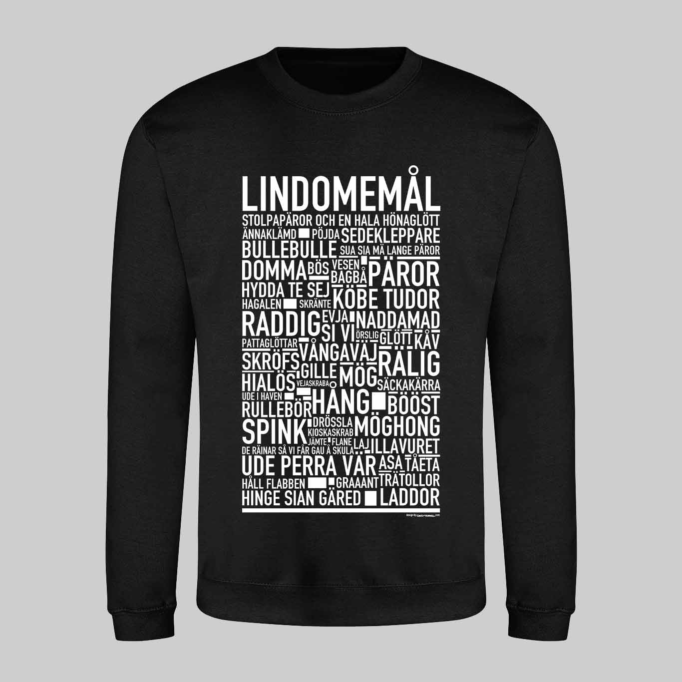 Lindomemål Dialekt Text Sweatshirt