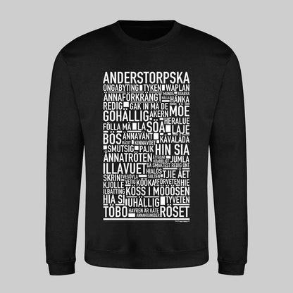 Anderstorpska Dialekt Text Sweatshirt