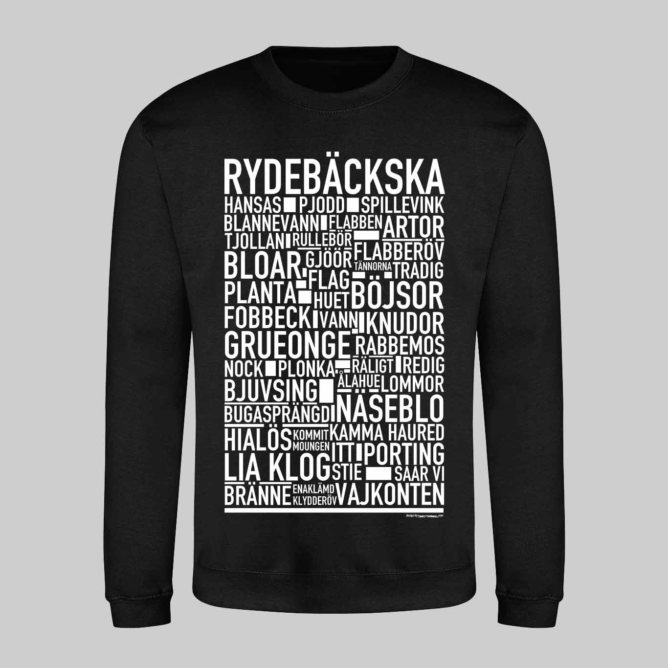 Rydebäckska Dialekt Text Sweatshirt