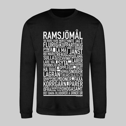 Ramsjömål Dialekt Text Sweatshirt