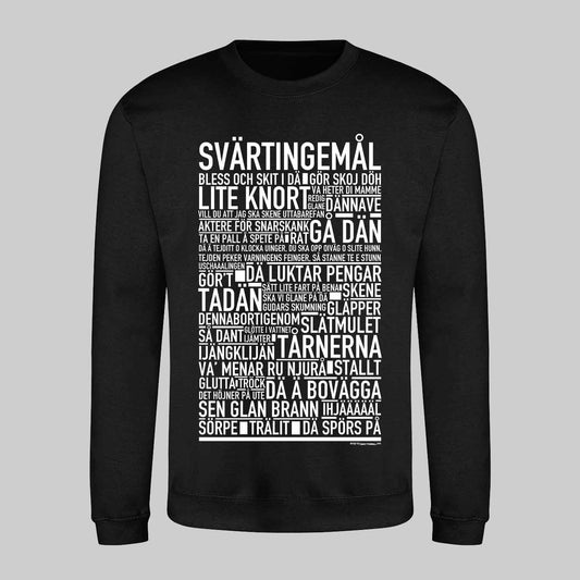 Svärtingemål Dialekt Text Sweatshirt