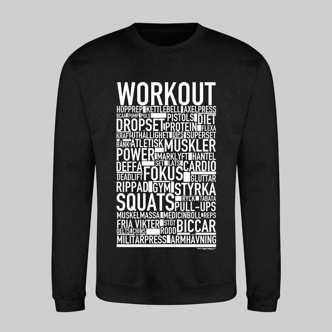 Workout Text Sweatshirt
