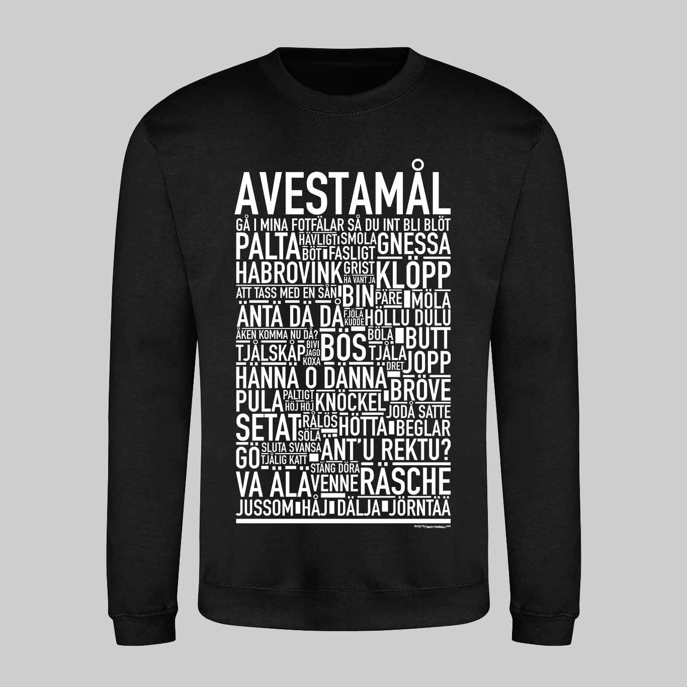 Avestamål Dialekt Text Sweatshirt