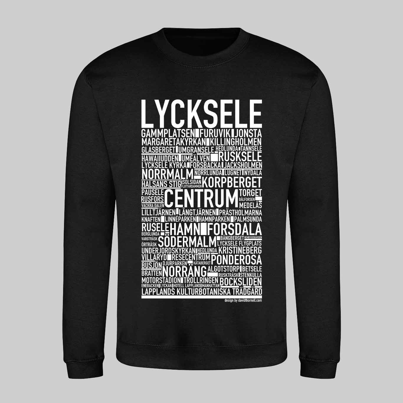 Lycksele Text Sweatshirt