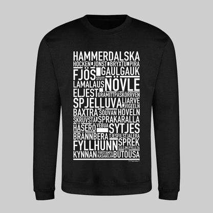 Hammerdalska Dialekt Text Sweatshirt