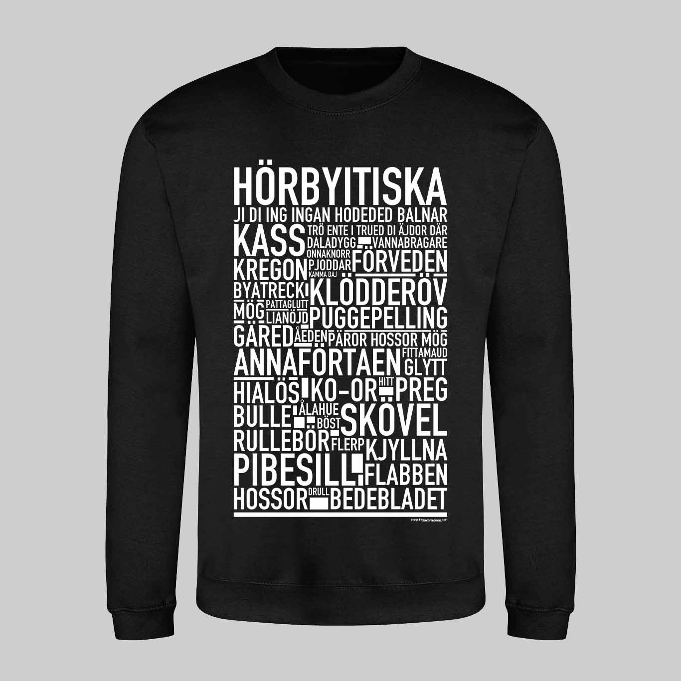 Hörbyitiska Dialekt Text Sweatshirt