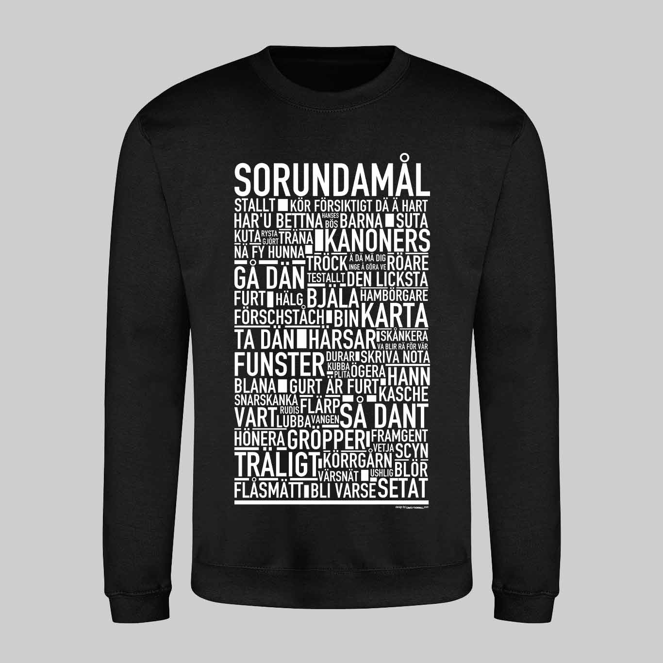 Sorundamål Dialekt Text Sweatshirt