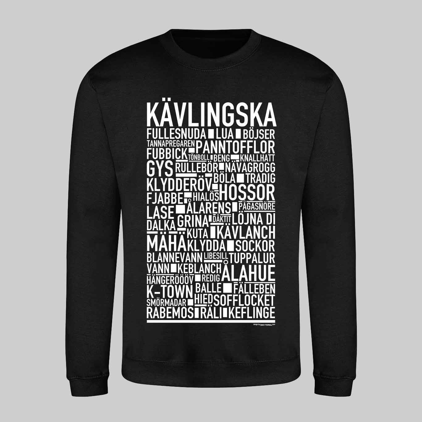 Kävlingska Dialekt Text Sweatshirt