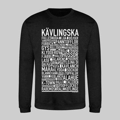 Kävlingska Dialekt Text Sweatshirt