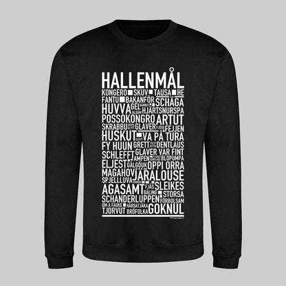 Hallenmål Dialekt Text Sweatshirt