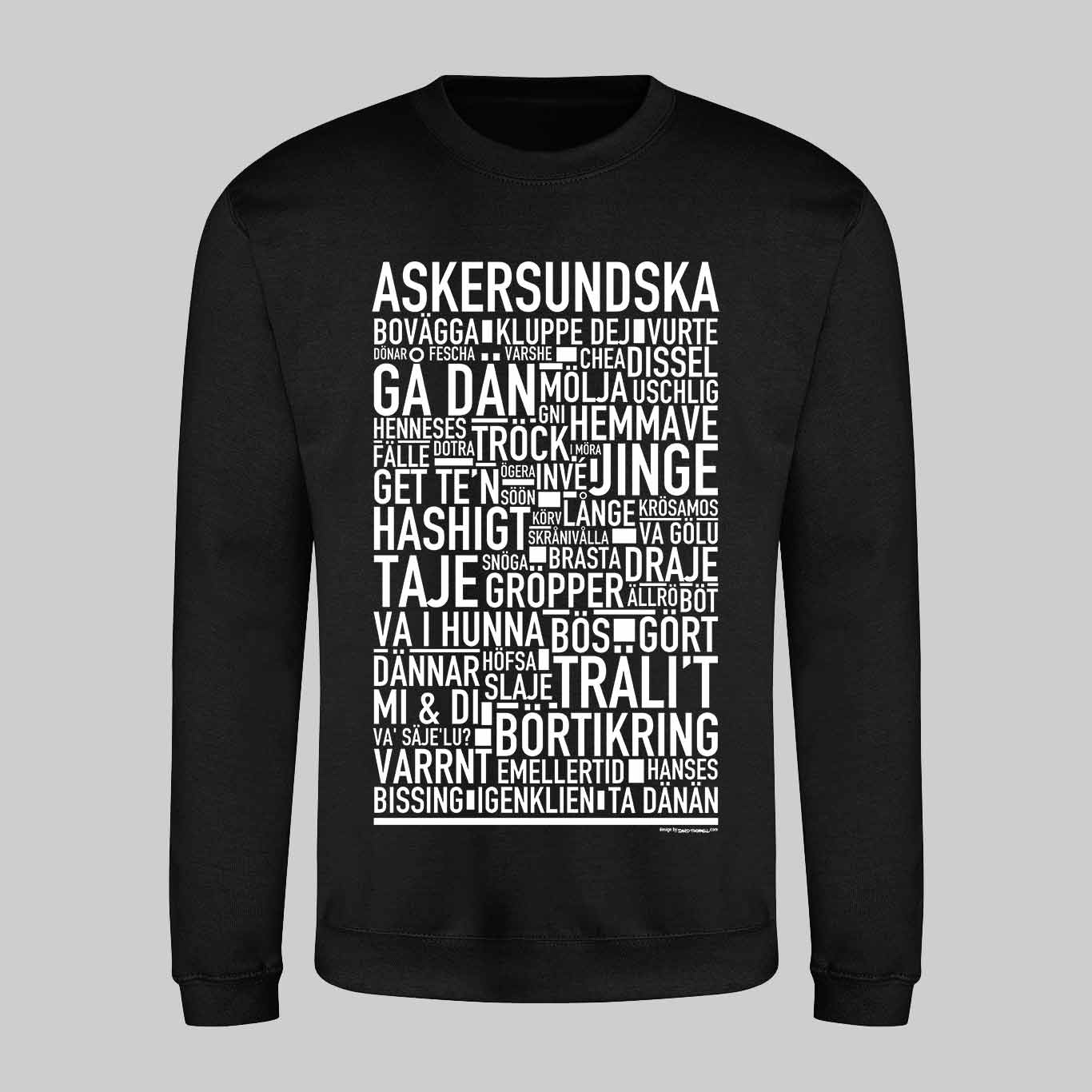 Askersundska Dialekt Text Sweatshirt