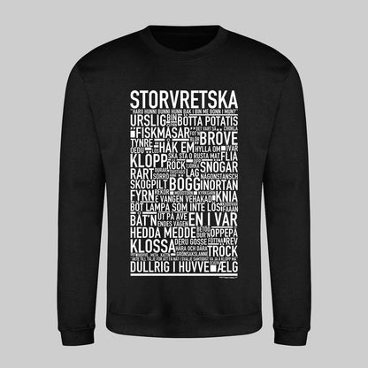 Storvretska Dialekt Text Sweatshirt